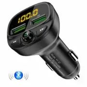 Handsfree Bluetooth Wireless Car Kit FM Transmitter USB Charger Radio MP3 Player