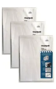 Chartpak 6-inch White Stick-on Vinyl Capital Letters Only (01190), 3 PACKS
