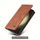 Samsung Galaxy Note 20 Ultra 5G Leather Wallet Flip Case Cover Brown