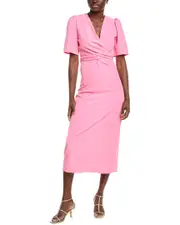 IPPONELLI Bow Front Midi Dress