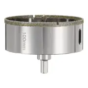 Diamond Hole Saw 3-15/16"(100mm) Tile Drilling Tool with Guiding Drill Bit
