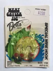 Betts Meat Getter Jig Size 1/32oz Chartreuse With A Red Dot!!