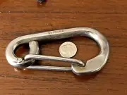 New WICHARD Carabiner Symmetric Carbine Snap Hook Spring Lock 100 mm STRONG