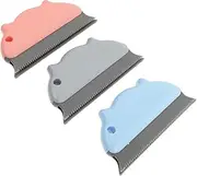 FONDOTIN 3pcs Pet Brush Cat Hair Removal Brush Cat Comb Dog Comb Dog Supply Abs