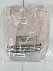 Supreme Inc. Tee in Heather Light Pink M Med FW19 Deadstock/ knowledge reigns