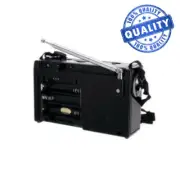 Rechargeable AM/FM/SW 3Band World Radio SD/USB MP3 Player Led Torch