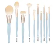 B10 10pcs Foundation Makeup Brush Set Beauty Makeup Tools for Beginner Women