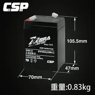 兒童電動車遙控汽車充電組 ZEBRA 6V5A +6V1A充電器 小孩超大號玩具車可坐人童車 ZEBRA ZB5-6