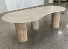 Custom Kitchen Table With Porcleain Benchtop
