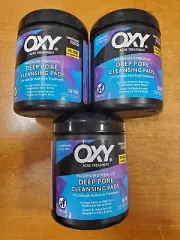 3 Pack: OXY Deep Pore Acne Cleansing Pads 312 Total (Exp. 4/26) 3497-W7B