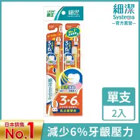 在飛比找Yahoo奇摩購物中心優惠-日本獅王LION 細潔兒童牙刷 3-6歲 2入(顏色隨機出貨