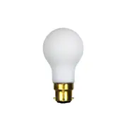 LED Dimmable Globes Opal Matt A60 B22 6W Set of 2