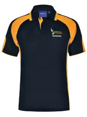 Yr 12 Snr SS Navy/Gold Polo With Emb