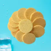 50PCS Yellow Sponge Makeup Wipes Face Washing Sponge Face Sponge Washing Face