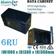 Network Data Rack 6RU 19'' 600X300mm Deep Wall Mount Server Cabinet