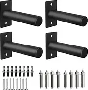 Wall Mounted Weight Plate Rack: Wall Mounted Weight Rack Storage for 2" Olympic Weight Plate - Wall Mounted Weight Plate Holder for Gym Home 4PCS