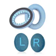 1 Pair Headphone Pads Earmuffs Cover For BOSE Quiet Comfort QC35 QC35II Blue