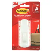 Command™ Large White Adhesive Hook - 1 Pack