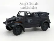 Kübelwagen Kubelwagen - VW Type 82 Black - Wehrmacht - 1/43 Scale Diecast Model