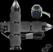 Avon Heated Grips Air Cushion Spike Black for Honda Shadow VLX 600 96-07