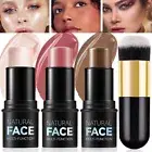 Contour Stick Highlighter Stick, Blush Stick 3Pcs Cream Contour Kit with Contour
