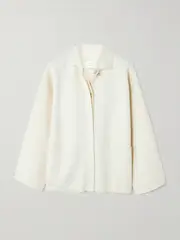 [LAUREN MANOOGIAN] LAUREN MANOOGIAN - Oversized Pima Cotton Jacket - White - 2 2 White