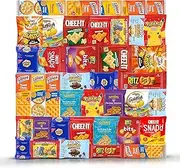 Crackers Variety Pack Individually Wrapped Assortment Including Crackers and Cheese Snack Pack, Peanut Butter, Lance, Ritz, Honey Maid, Cheez-Its and More Bulk (41 Count).