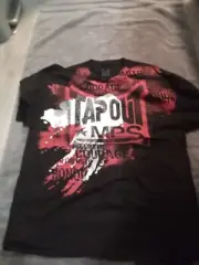Tap Out MPS Blk/Red No Limit Short Sleeve XL - T Shirt