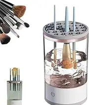 Brushly Pro Cosmetic Brush Cleaner, Brushy Makeup Brush Cleaner, Automatic Spinning Makeup Brush Cleaner, Electric Makeup Brush Cleaner Machine-1pc