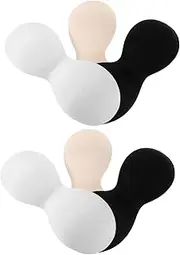 [GAROZATION] 6 Pairs Versatile Shaped Massage Pads Removable Polyester Inserts for Home Sports Work Lightweight Skin Friendly Cushion for