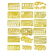 Formwork Stencils Geometric Furniture Drawing Rulers Drafting Scale for Students