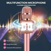 LEERON Upgraded Karaoke Bluetooth Microphone, Kids Microphone Adults Wireless...
