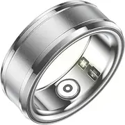 Health Tracer Ring, Body Temperature Detection APP Data Synchronization Smart Ring Multiple Sports Modes IP68 Waterproof for Steps Counting (No. 18)