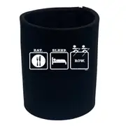 Eat Sleep Row - Funny Novelty Stubby Holder