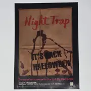 Night Trap Original Uncut Version PC Halloween Print Ad/Poster Promo Art