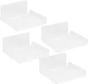 CHILDWEET Security Camera Bracket Wall Mount Webcam Holder for Small Wall Shelf Floating Shelf Router Storage Rack