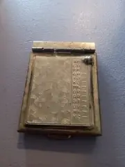 Gold Vintage Metal Pop Up Mini Index Pocket Phone and Address Book