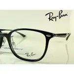 [現貨免運]☆高雄眼鏡站☆全新正品 RAY BAN光學眼鏡 RB5403D 5725黑色複合式方形款(LUXOTTICA