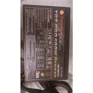 曜越TT Thermaltake 500W tr2 pro 80plus銅牌(二手良品）