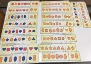 Patterns - Which Comes Next? - 18 Laminated Dry Erase Activity Cards