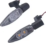 Motorcycle Indicators Flowing Turn Signal Lights 12V Motorcycle Taillights Turn Signal Lights Fr&on&t Rear Brake Lamp LED Indicator For BM&W F800GS F700GS R1200GS GS 1200(Rear)