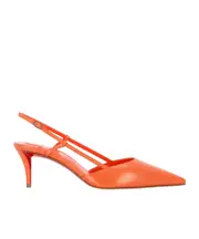 Pointed high heel sandals 37 Orange