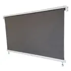 Outdoor Roller Blind/Awning Dark Grey With Aluminium HOOD