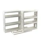 Cabinet Folding Organizer Sliding Spice Rack Organizer Kitchen Rotating2564