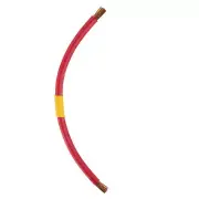 2 GAUGE Interconnecting Copper Cable, 36-Inch Length with Bare Cable Ends (Red)