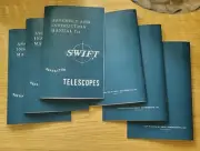 Swift Refractor Telescope Instruction Manual Reproduction (Model 831, 838, 839)