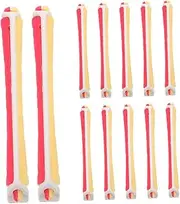 DONFAMDS 24pcs Flexible Perm Rods for Women Hair Rollers Curling Tools Versatile Perming Kit for All Hair Types Easy to Use for and Waves