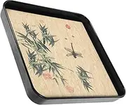 HOMOBABE Vintage Chinese Gongfu Tea Tray Elegant Accessories Organizer for Home Decor for Tea Ceremonies and Gatherings Unique Design with Easy Cleanup Features for Tea
