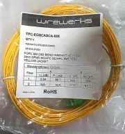 Wirewerks FOPC SM SX BIF, OFNR, SC/APC-SC/APC, 8 m; Part #TPC-EGSCAPC/SCAPC-008