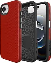 Miimall for iPhone 16E Case with Mag Safe [Compatible with MagSafe][10 FT Military Grade Drop Protection] Shockproof Protective Phone Case for iPhone 16E Red